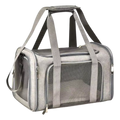 Airplane-Appropriate Dog Travel Bag Pet Carrier With Breathable Mesh