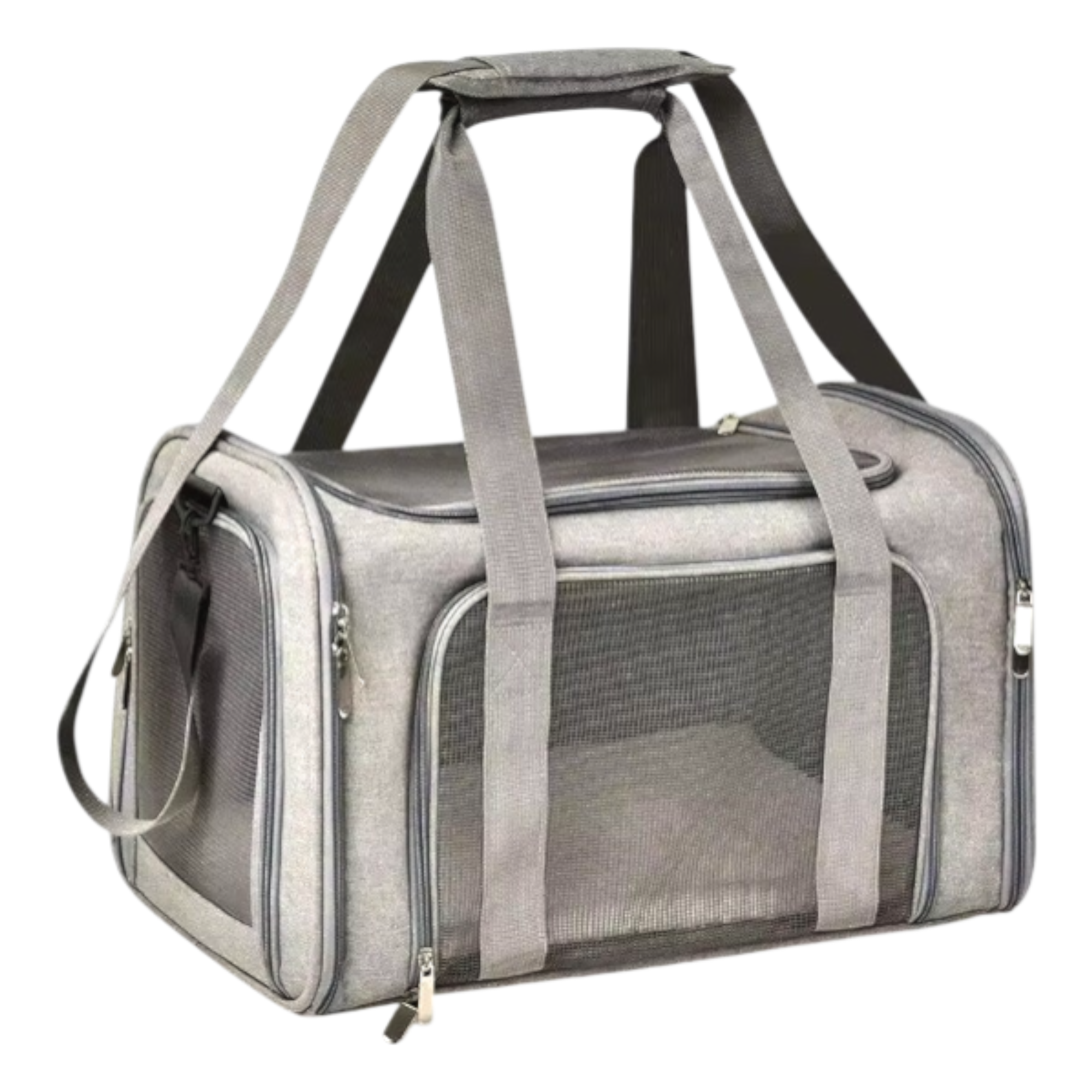 Airplane-Appropriate Dog Travel Bag Pet Carrier With Breathable Mesh