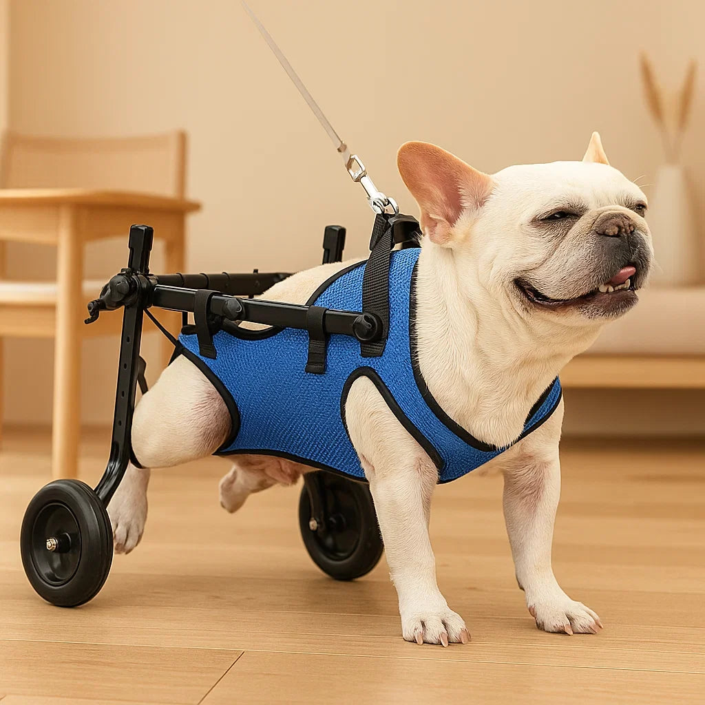 Adjustable Dog Wheelchair Lightweight Mobility Aid for Rehabilitation and Injury