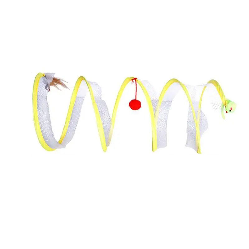 Spiral Toy Interactive Cat Tunnel Spiral Toy For Cats