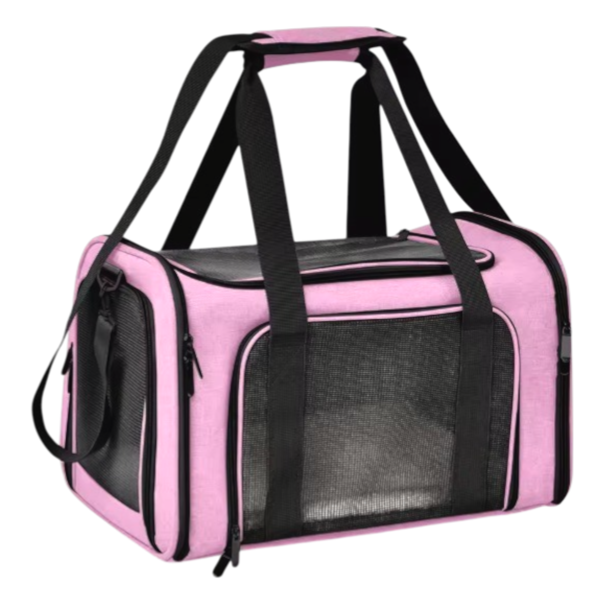 Airplane-Appropriate Dog Travel Bag Pet Carrier With Breathable Mesh