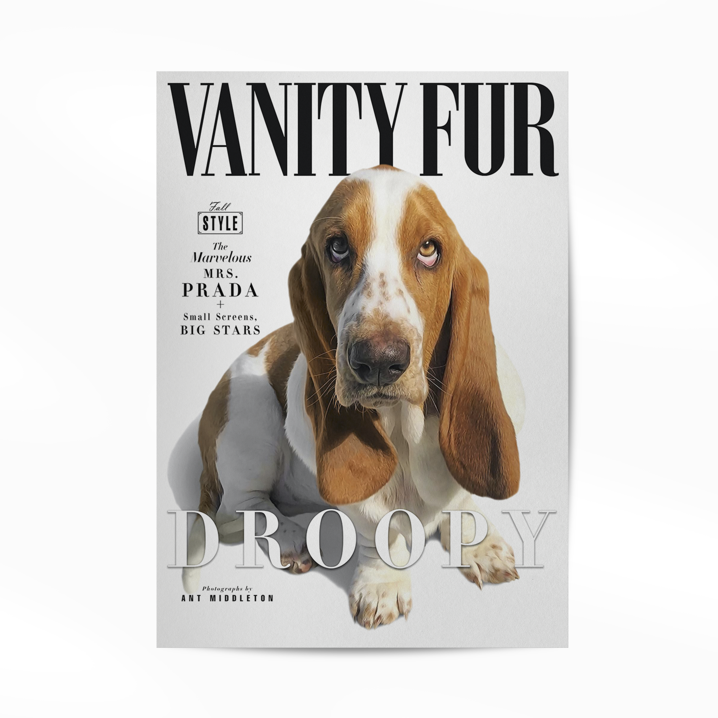 Personalized Pet Poster Your Cat or Dog on a Magazine Cover