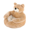 Teddy Bear Bed Soft Plush Dog Bed & Cat Bed Anxiety & Stress Relieving